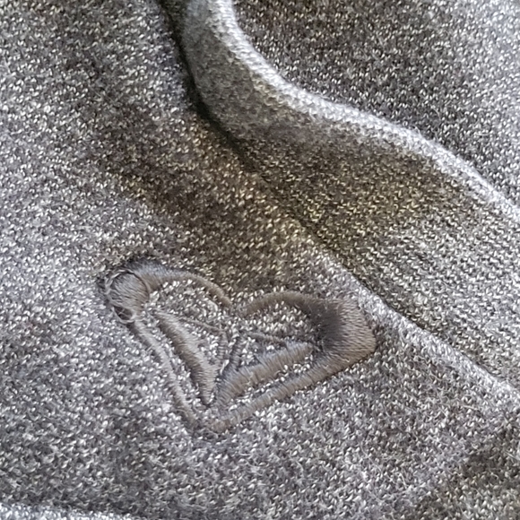 Roxy Zip up hoodie size small gray pink - Picture 9 of 9